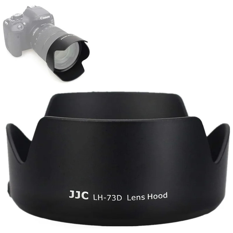 JJC EW-73D Lens Hood Thay thế cho Canon RF 28-70mm F2.8 là STM EF-S 18-135mm F3.5-5.6 là USM RF 24-1