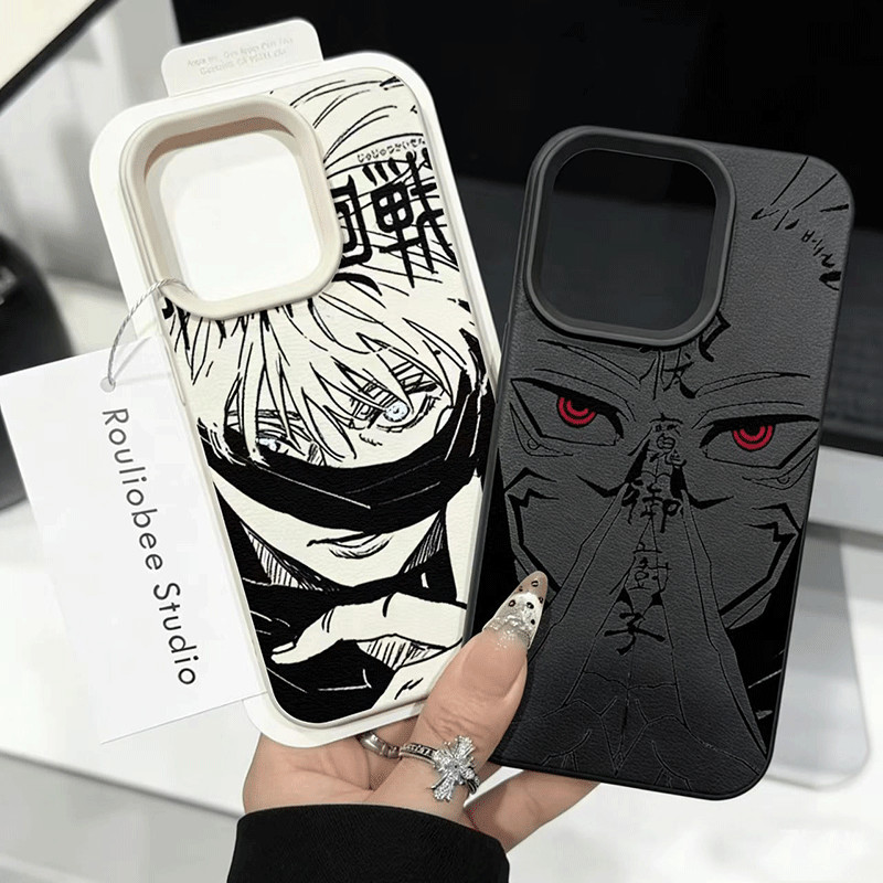 Jujutsu Kaisen Anime Vỏ Điện Thoại Cho Iphone 17 Pro Max 17 Air 16e 16 Pro Max 15 14 13 12 Pro Max 1