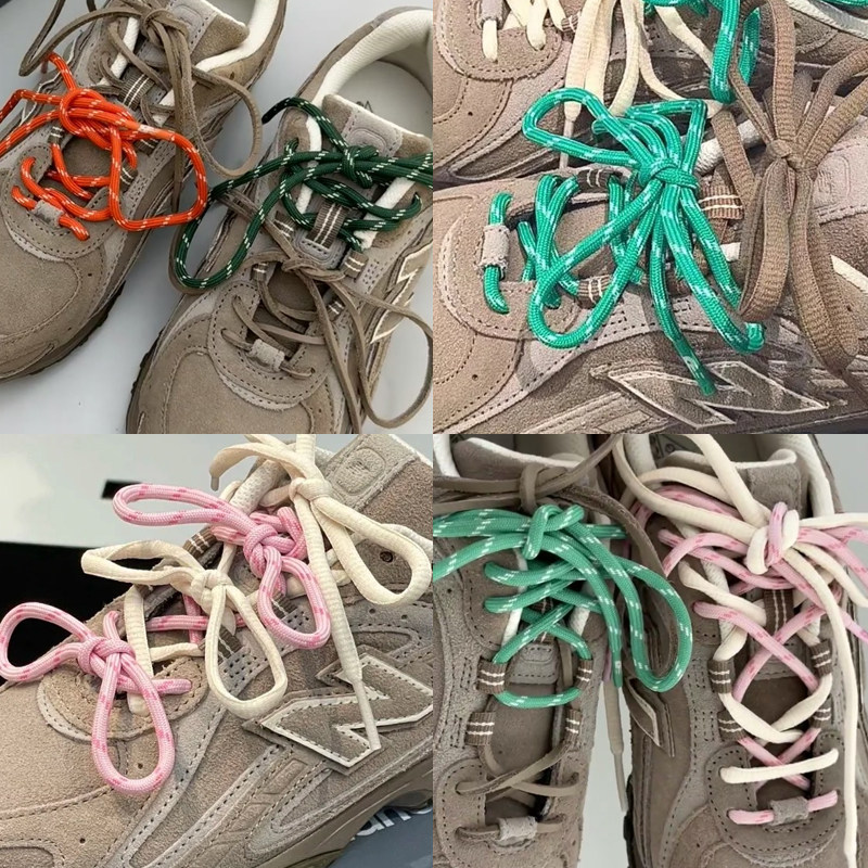 Dây Giày Thích Hợp Cho New Balance 204L Dây Giày Tròn Đức Giày Tập Luyện Cam Xanh Xanh Xanh Cà Phê Đ