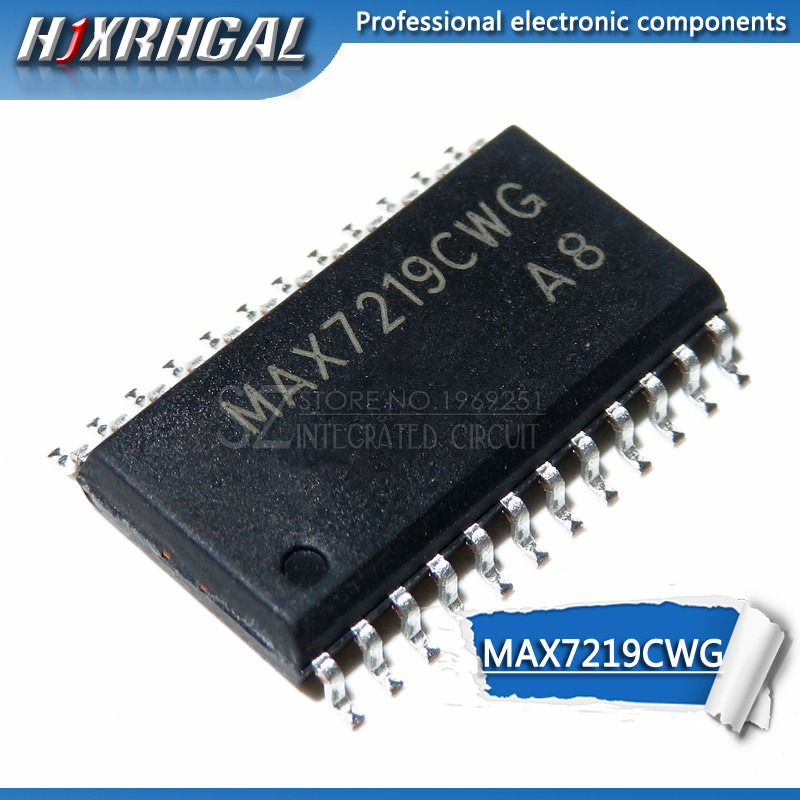 5 CÁI MAX7219CWG MAX7219EWG MAX7221CWG SOP MAX7219 MAX7219 MAX7221 IC mới và nguyên bản HJXRHGAL