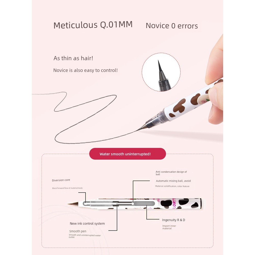 Flortte Flortte Bút Kẻ Mắt Nằm Tơ Đa Năng Bút Dạng Lỏng Bút Gel Chính Thức Flagship Store Flortte Fl