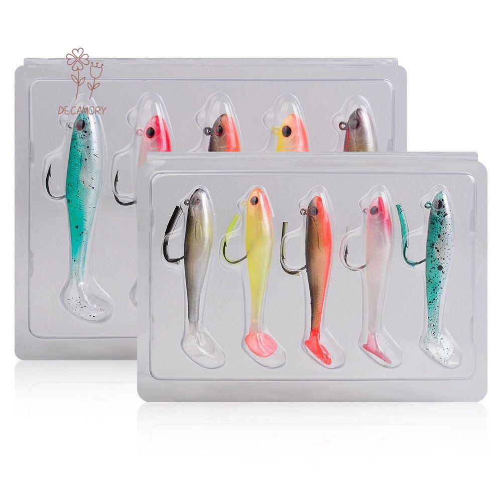 SHOUKEY Swim Bait - Mồi Câu Cá Mềm 7/9CM, Chìm Nhân Tạo, Đầu Cứng Sharpened Barb Cho Pike