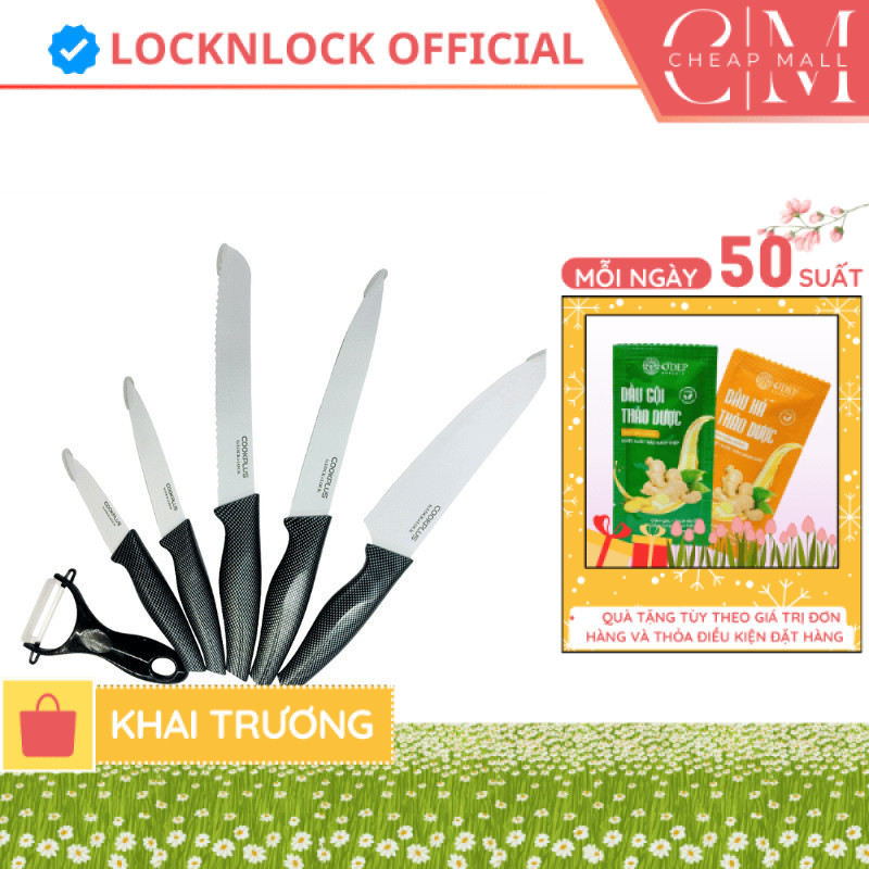 Bộ dao 6 món LocknLock CKK101S01 - CHEAP CHL