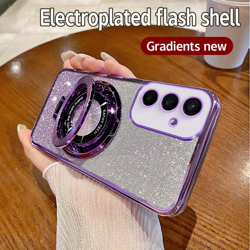 Dành Cho Samsung A57 5G Ốp Lưng Giá Đỡ Từ Tính Bling SoftCase TPU Ốp lưng Cho Samsung Galaxy A57 A 5