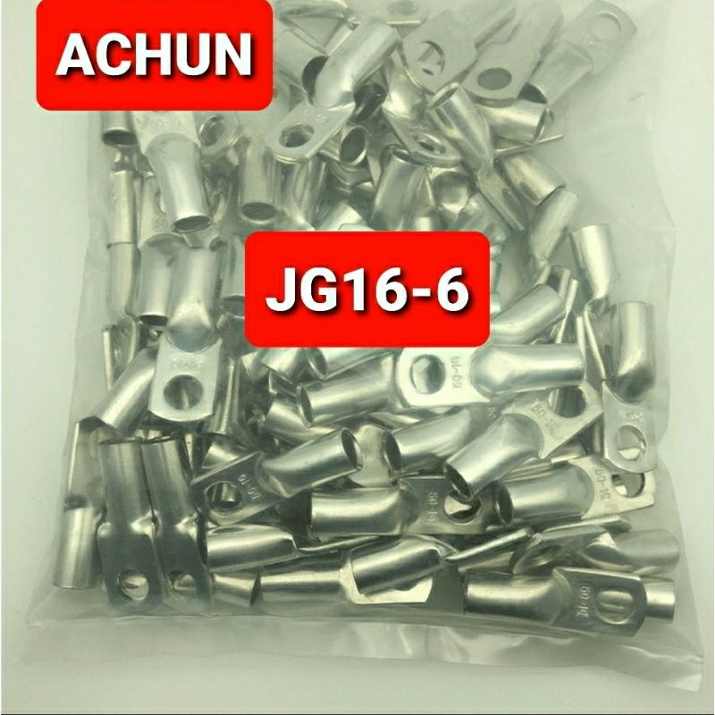 Achun.vn - BỘ 50 ĐẦU COS NỐI DÂY T2-20A/SC2.5-6/SC4-5/OT1-4/OT6-8/JACK 6.3MM/JG16/JG25