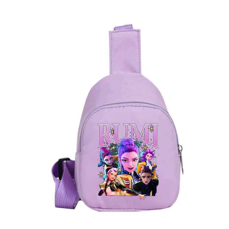 Túi đeo ngực trẻ em Anime Hoạt hình Phong cách mới Túi đeo vai thông thường 002