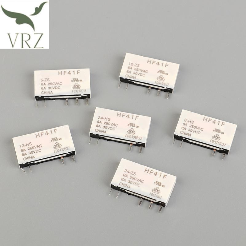VRZ HF41F-24-ZS HF41F-12-ZS HF41F-5-ZS HF41F-5-HS HF41F-12-HS HF41F-24-HS Rơle công nghiệp Subminiat