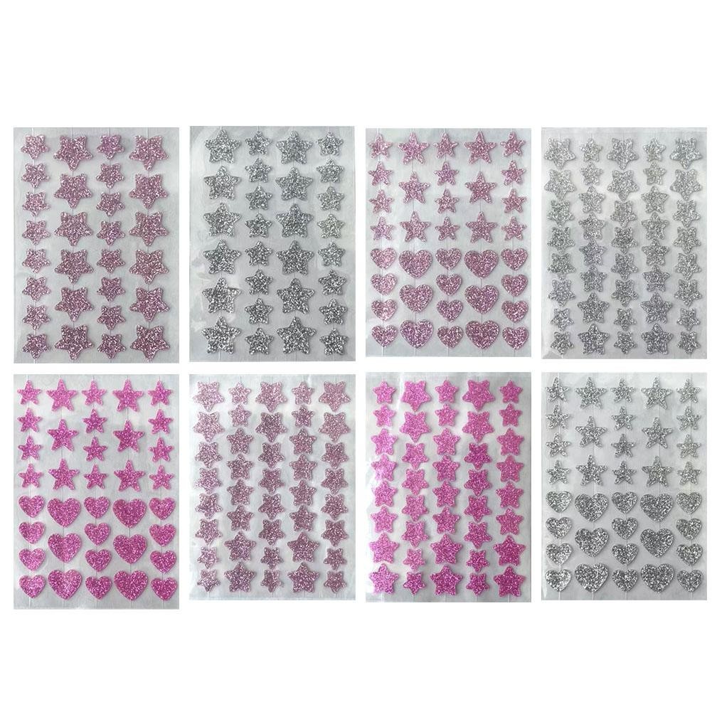 Hydrocolloid Acne Sticker Glitter Powder Star Peach Cover Patch Heart Acne Shiny Sticker Acne O8f3