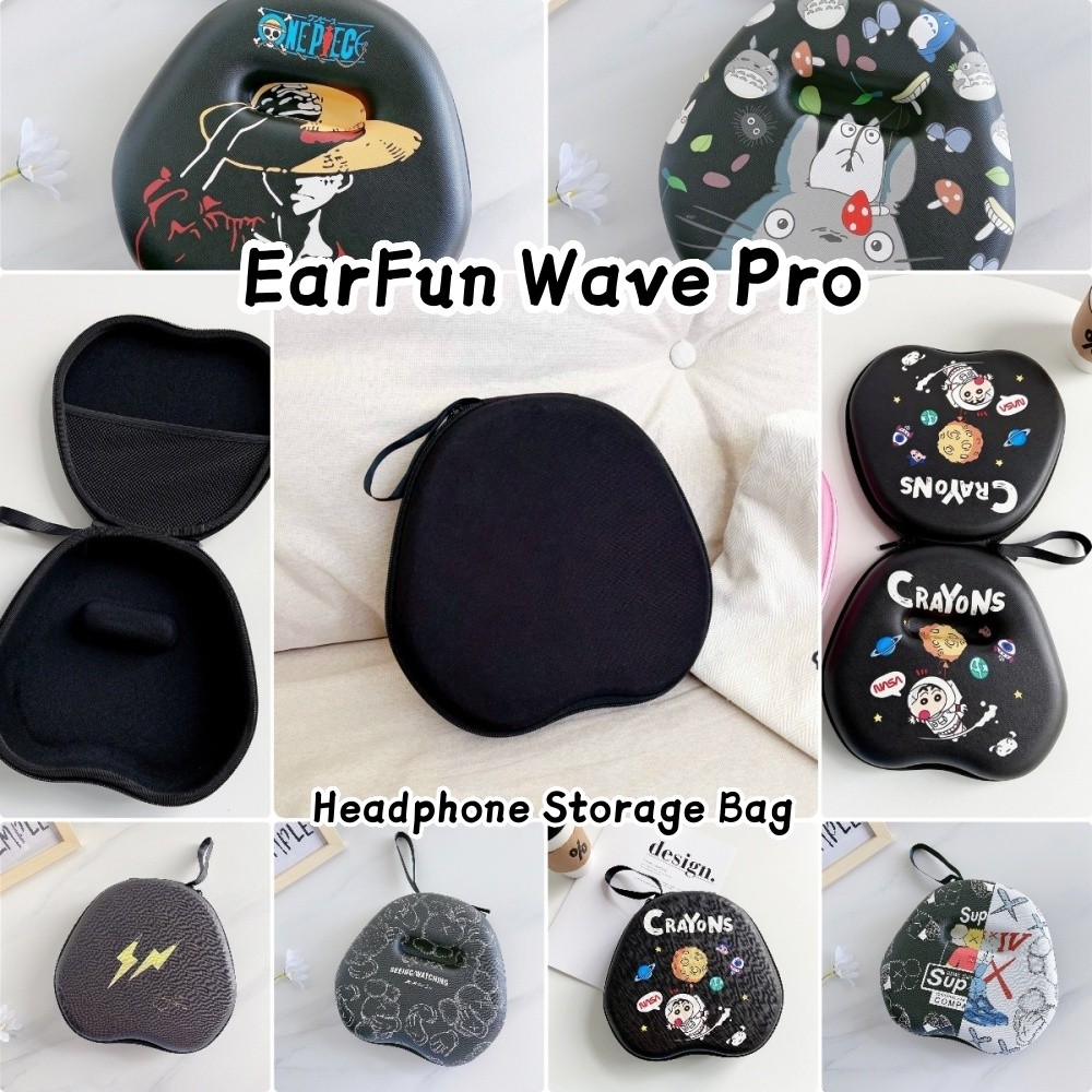 [Sẵn sàng] Dành cho tai nghe EarFun Wave Pro Vỏ cứng Tai nghe dòng phim hoạt hình mới Hộp đựng tai n