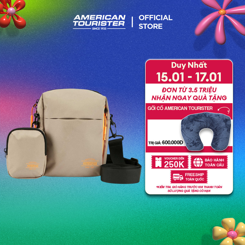 Túi đeo chéo American Tourister Orbit Crossbody Bag AS - Rigel