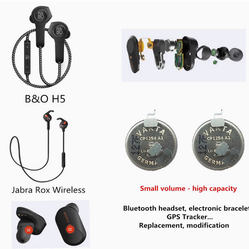 Thương hiệu mới Thích hợp cho pin Jabra ROX Wireless V / Rocky Samsung BUDS B & O H5
