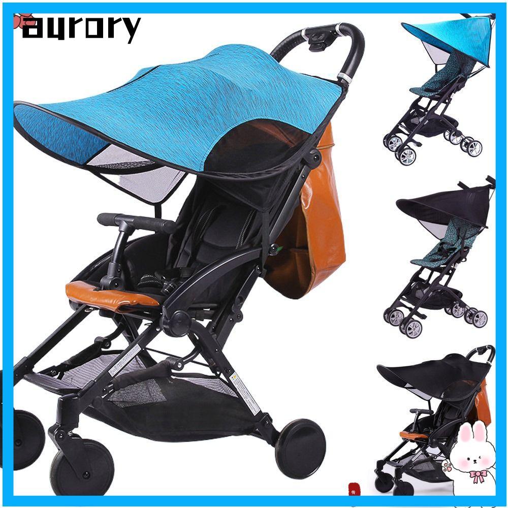 AURORY Xe đẩy em bé Rag Shade Full Canopy Umbrella Universal Baby Car Awning