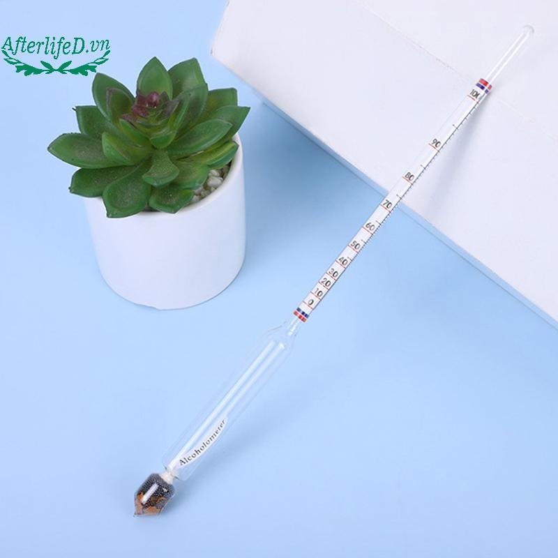 AF 0-100 Độ Thủy Tinh Rượu Rượu Đồng Hồ Đo Nồng Độ Rượu Rượu Rượu Me A
