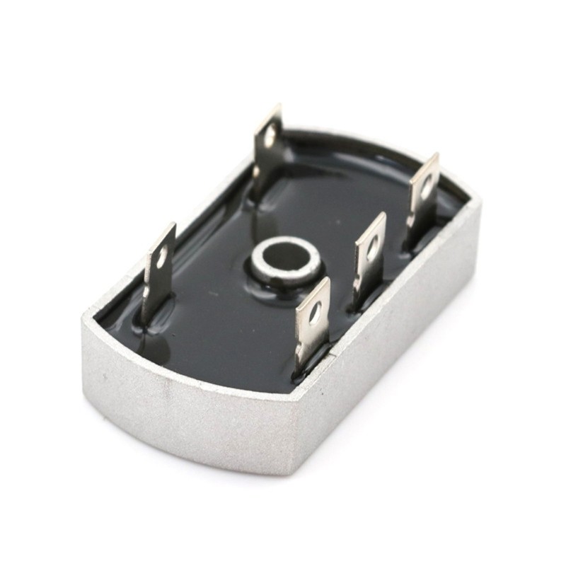Đường 1200V 35A Ba Pha Chỉnh Lưu Cầu Cọc Nhôm Vỏ Kim Loại 3 Pha Diode Cầu QL35A Cầu Diode Chỉnh Lưu