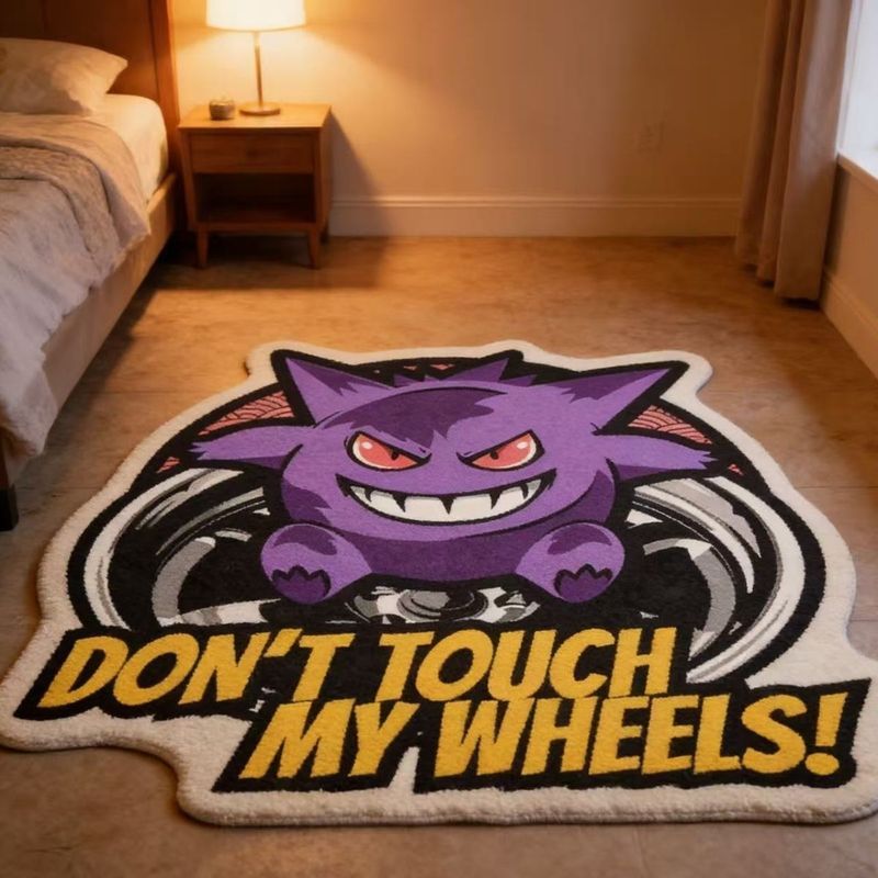 【Sản Phẩm Còn Hàng】Gengar Pokémon God Hàng Hóa Thảm Thích Hợp Cho Phòng Ngủ Ban Công Bay Cửa Sổ Hộ G