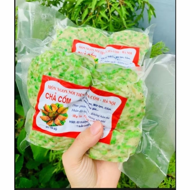 Chả Cốm Hà Nội 500g, Chả Cốm Thơm Ngon Chuẩn Vị Dùng Bún Đậu, Cơm...(Hỏa Tốc)