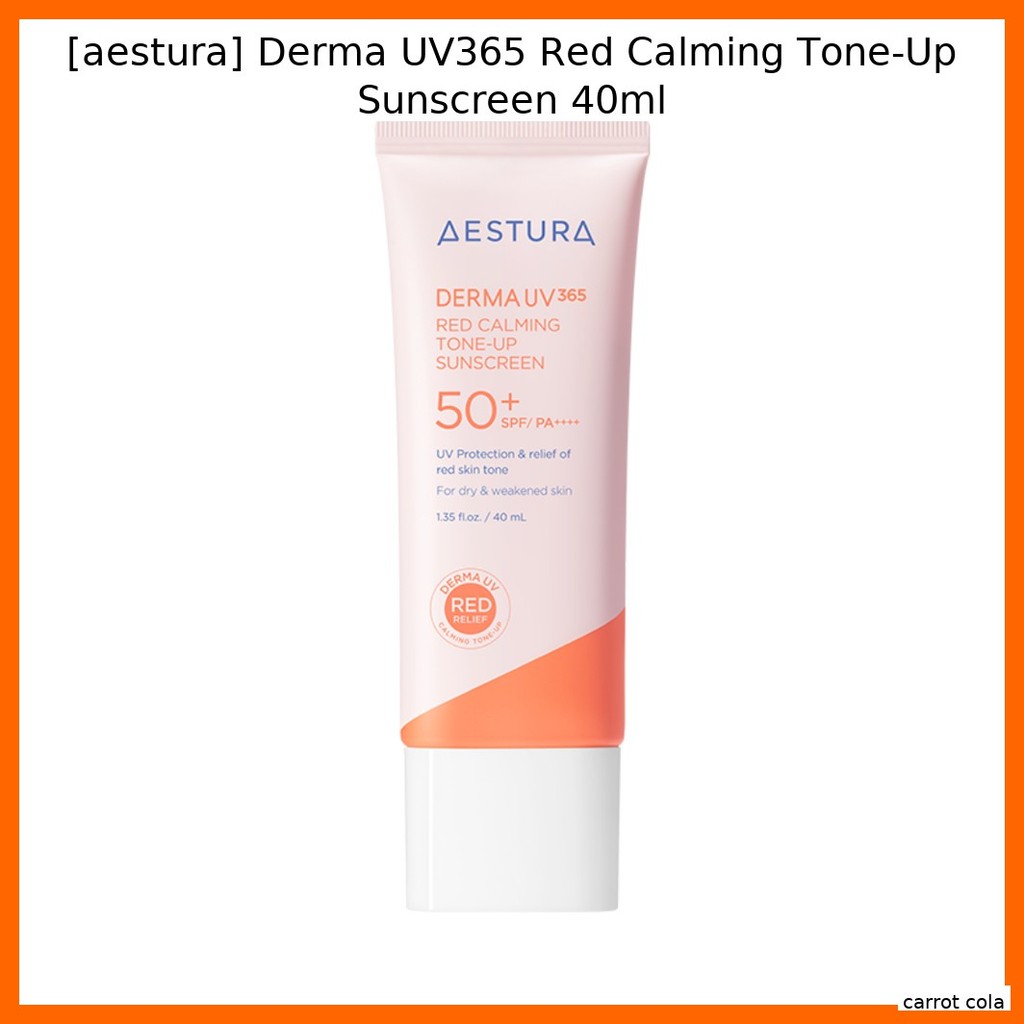 [aestura] Kem chống nắng Derma UV365 Red Calming Tone-Up 40ml / Kem chống nắng Hàn Quốc / Công thức 