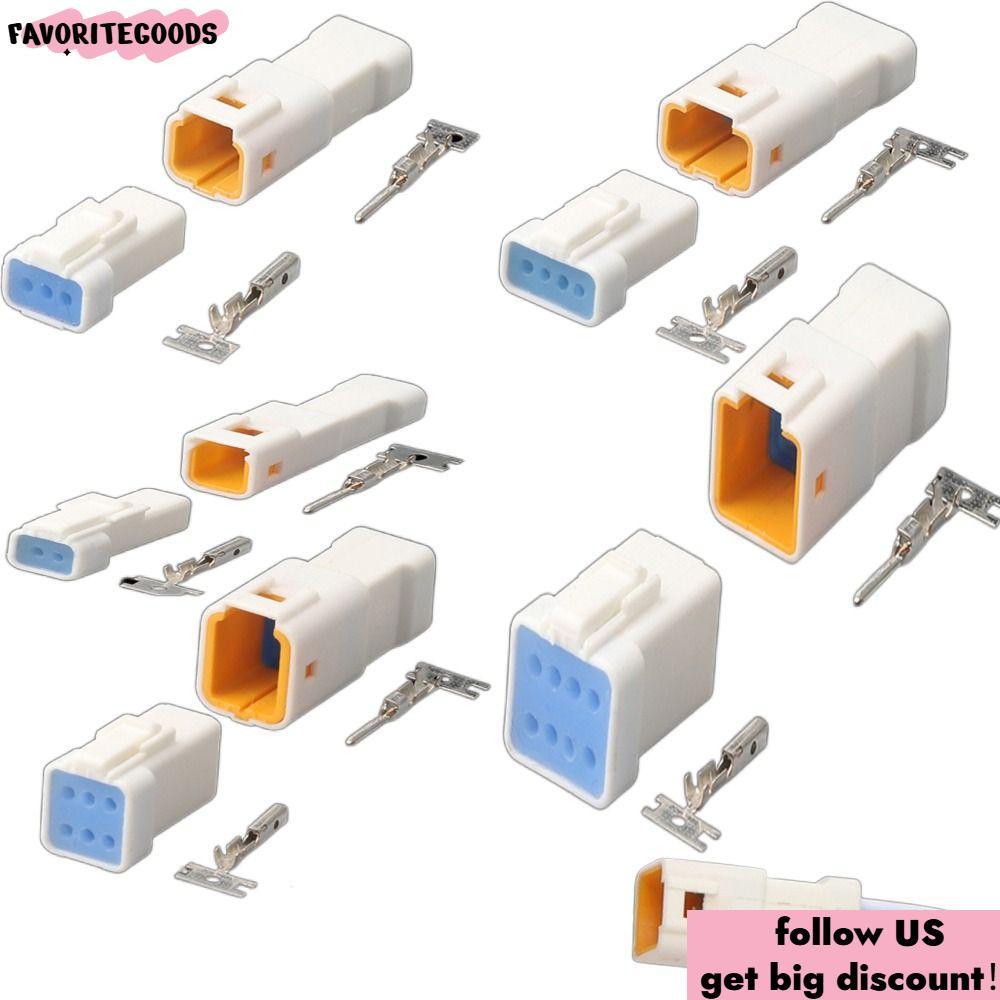 Đầu nối cáp chống nước ô tô FAVORITEGOODS, 2 3 4 6 8 pin JST JWPF Loại JST JWPF Nam Nữ Mông Cắm, 03R