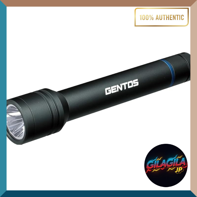 GENTOS Stella Series LED Flashlight, 480–1000 Lumens, Dustproof & Water-Resistant, USB Rechargeable 
