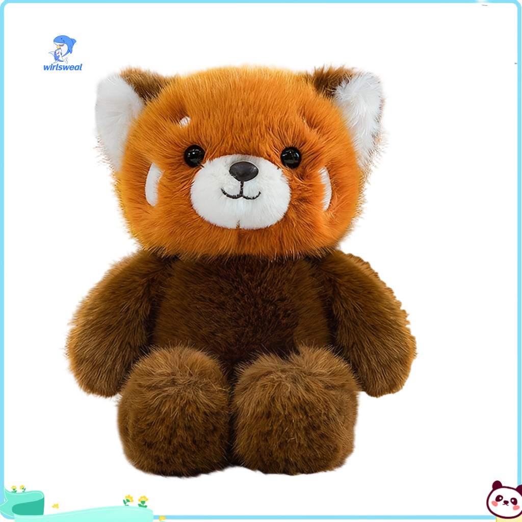 Wirlsweal Phòng ngủ trẻ em Trang trí sang trọng Gấu trúc dễ thương Plushie Gấu trúc sang trọng dễ th