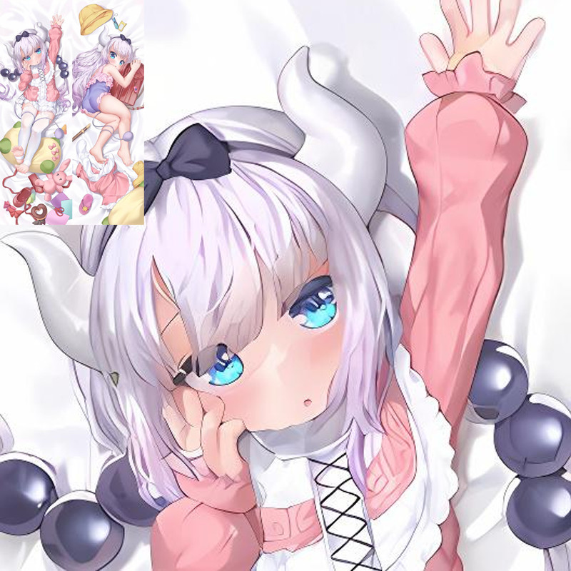 Cô Kobayashi 's Dragon Maid Kanna Kamui Dakimakura Vỏ Gối Gối