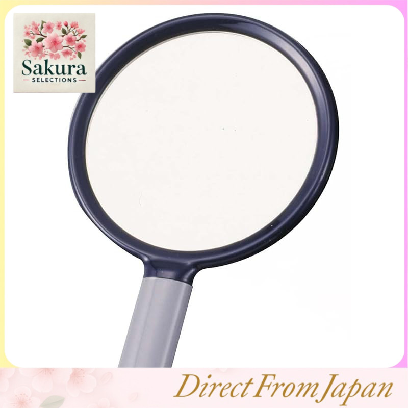 Yamamura Lady Round Hand Mirror M Blue M-03