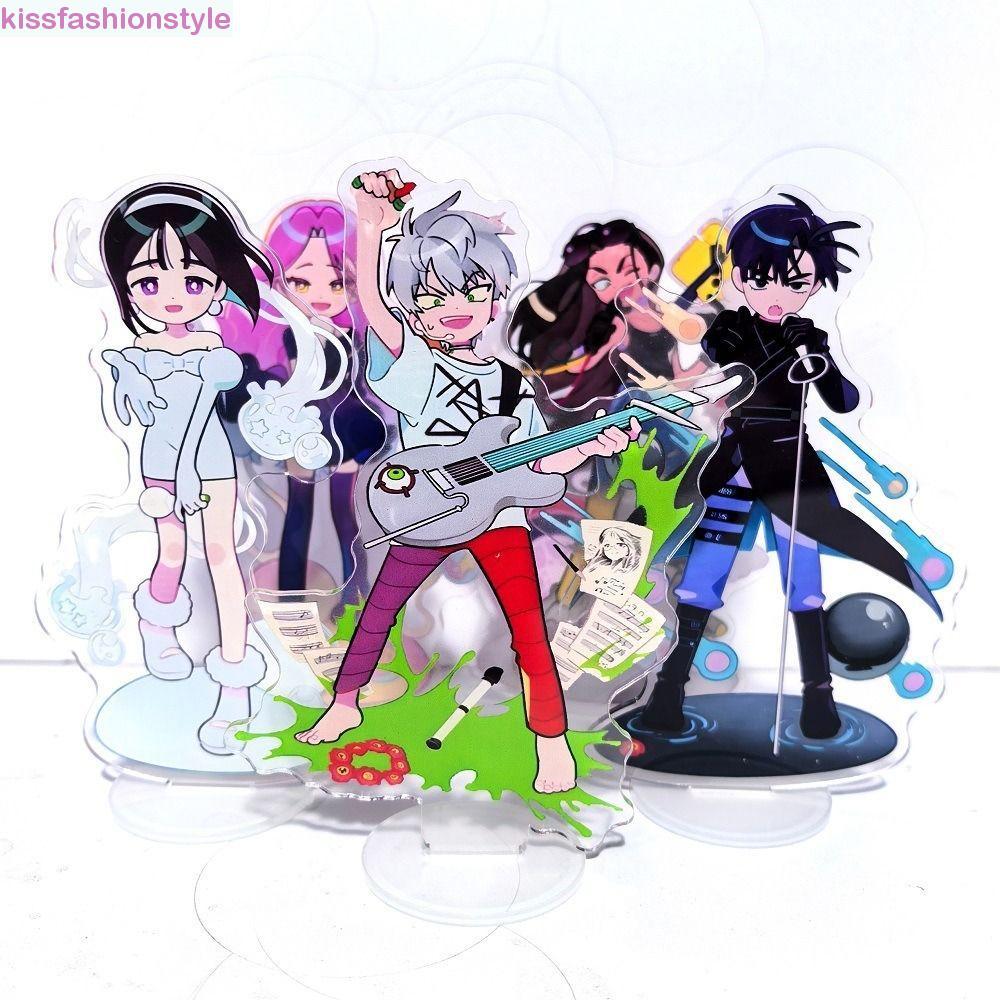 KISSFASHIONSTYLE Alien Stage Acrylic Stand, Ivan Till Luka Hyuna Sua Mizi Anime Model, Anime Ngoại V