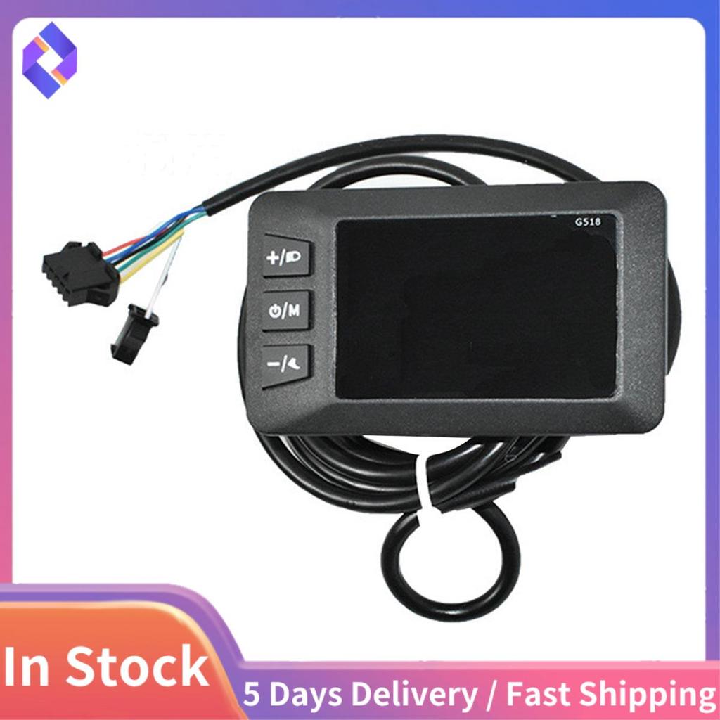 Màn hình G518 LCD đa năng 24-72V, bảng điều khiển màu cho xe đạp điện và xe tay ga