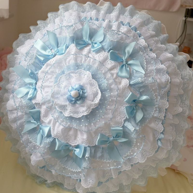 Ô Phong Cách Mới Gothic Nhỏ Bên Lo Ô lita Thành Phẩm Lo Ô Ren Hoa