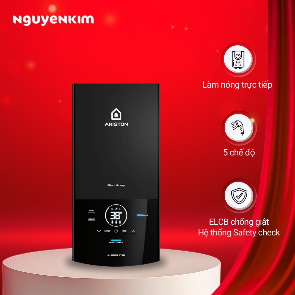 Máy nước nóng Ariston AURES Top 4.5P