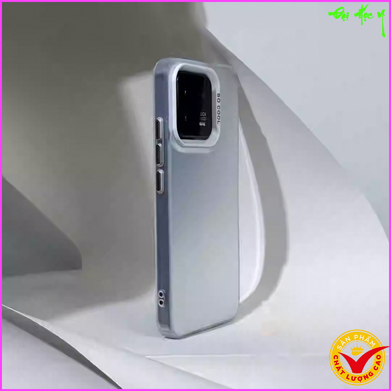 Ốp lưng imd đen - bạc socool Xiaomi K70/K70 Pro/ K70 Ultra / K70E/ K70 Supremeviền TPU lưng cứng mạ 