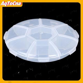 Hộp đựng thuốc tròn AqToCna 7 khe tròn hàng ngày Hộp đựng thuốc viên hàng tuần Bộ chia thuốc AqToCna