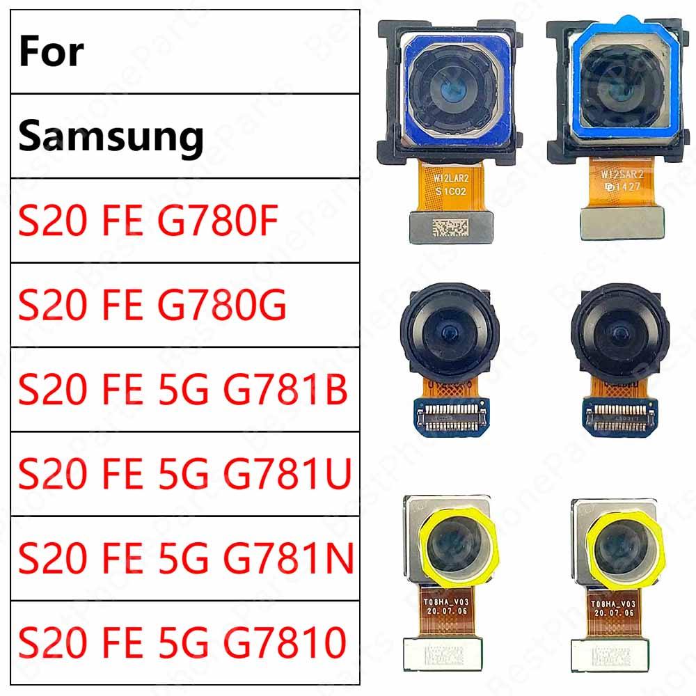 Camera Sau Cho Samsung Galaxy S20 FE 4G 5G G780F G780G G781B Mô-đun Camera Sau Mặt Sau Cáp Mềm Thay 