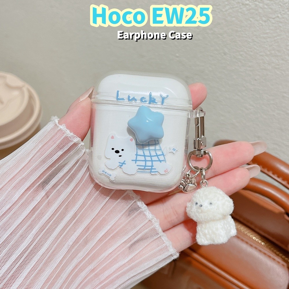 [Ốp lưng tại nhà] Dành cho hộp đựng tai nghe Hoco EW25 Vỏ silicon mềm hoạt hình cổ điển DIY