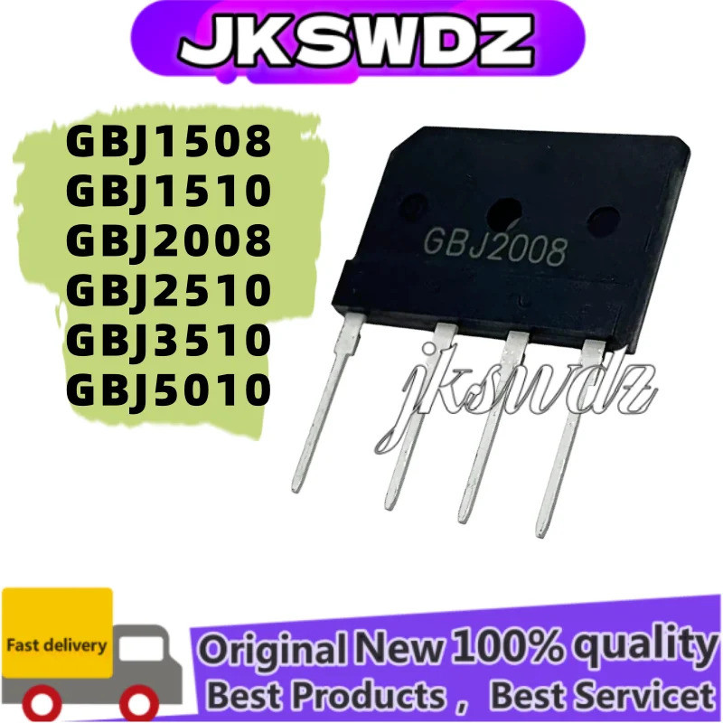 5 chiếc GBJ1508 KBJ1508 GBJ1510 KBJ1510 GBJ2510 KBJ2510 GBJ2008 GBJ3510 KBJ3510 GBJ5010 GBBU3510 GBJ