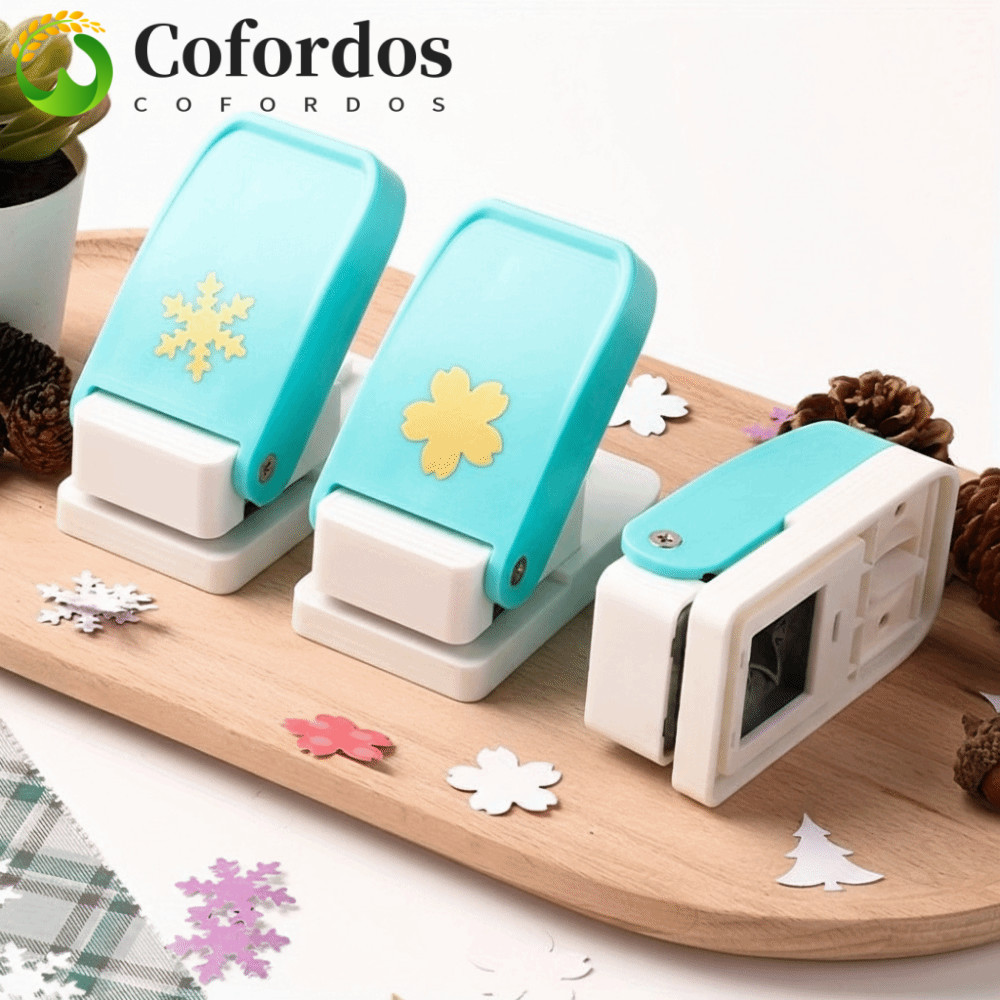 COFORDOS DIY Paper Tool, DIY Card Handmade Paper Puncher, Multi-Pattern Design Multi-Pattern Paper P