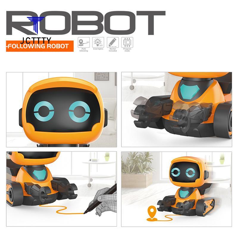 Ketchup Tra-Drawing Robot thông minh giáo dục - Đồ chơi robot phát ra âm thanh huýt sáo cho trẻ em Đ