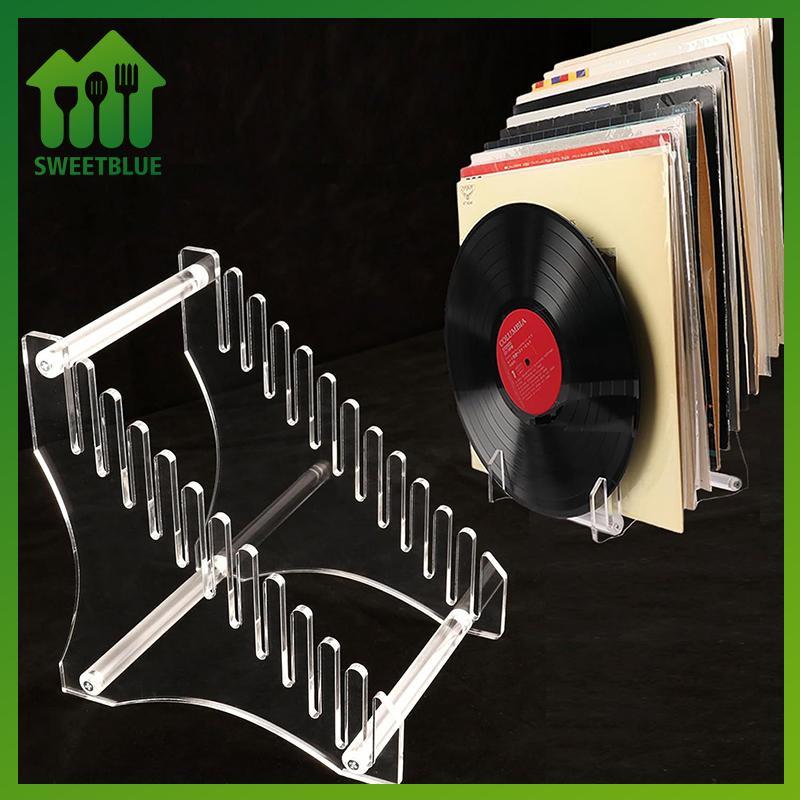 SWEET Clear Vinyl Record Holder Vinyl Record Storage Ra Đa Năng Vinyl Record Acrylic Display Ra Stan