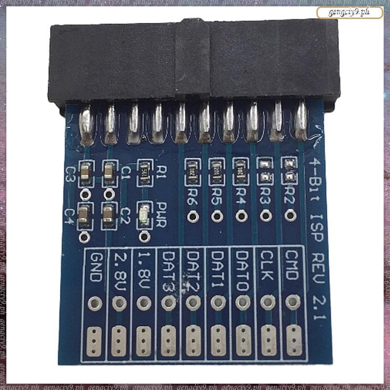 [L E U R] Bộ chuyển đổi mới JTAG, ISP 4-BIT ISP REV 2.1 cho Easy Jtag Plus Box / ESAYJTAG Tool