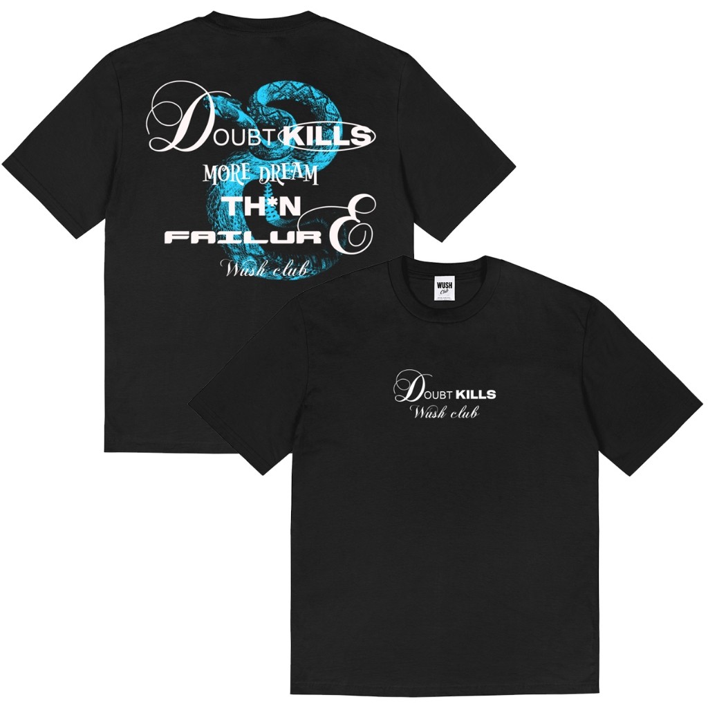 Wush Club 24s REGULER T Shirt Baju kaos Distro Pria Wanita Streetwear Tebal Terbaru Cotton combad AN