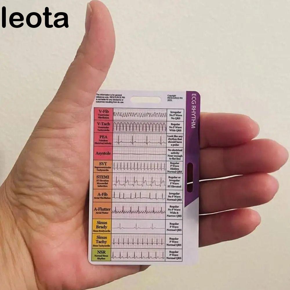 Thước đo tự đo LEOTA Ecg, Đo lường chính xác Ecg / ekg Thẻ bỏ túi nhịp điệu, Dễ dàng mang theo ECG t