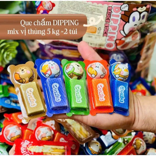 Bánh que chấm Dipping dâu, socola, kem sữa