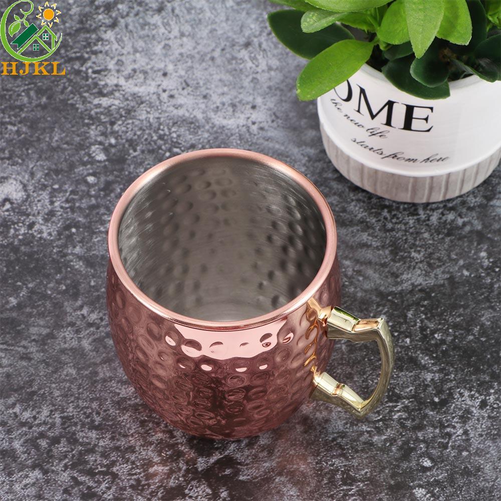 HJKL Mule Mug Moscow Home Drinkware Cocktail Thủy tinh mạ đồng Cốc bia thép không gỉ