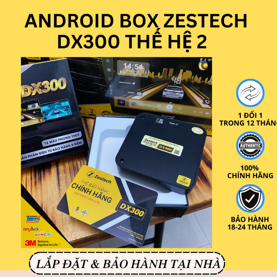 NEW 2026  Android Box Zestech DX300 Thế Hệ 2  | Chính hãng
