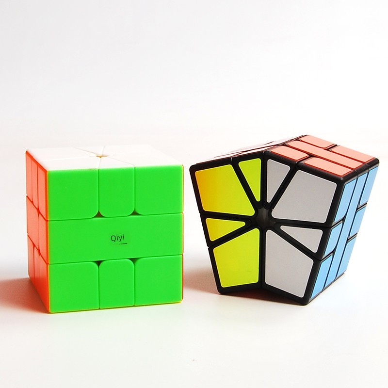 rubik rs3m v5 rubik 1x1 Qiyi Rubik's Cube truyền cảm hứng cho SQ1 Rubik's Cube hình quạt hoa cúc màu