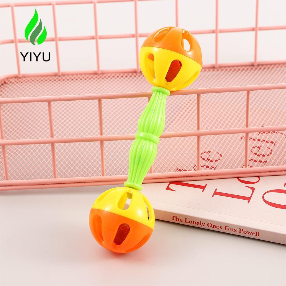YIYU Chewing Ball Creative Rattle Training Chuông hai đầu