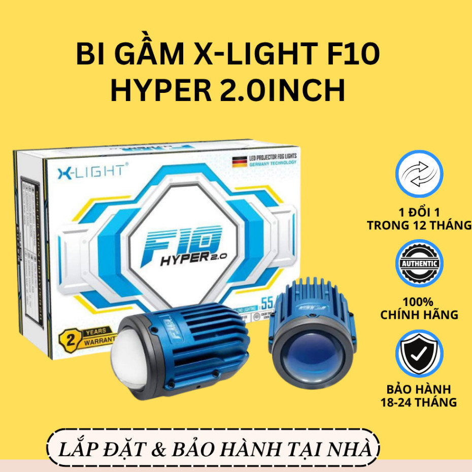 New   Bi  gầm X-LIGHT F10 HYPER 2.0inch
