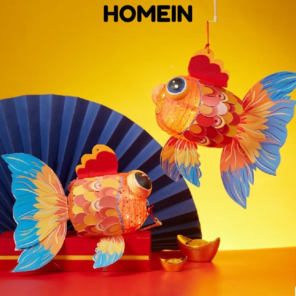 HOMEIN Bộ đèn lồng năm Trung Quốc, Dancing Dragon DIY Phụ kiện DIY Bộ đèn lồng DIY, Phim hoạt hình c