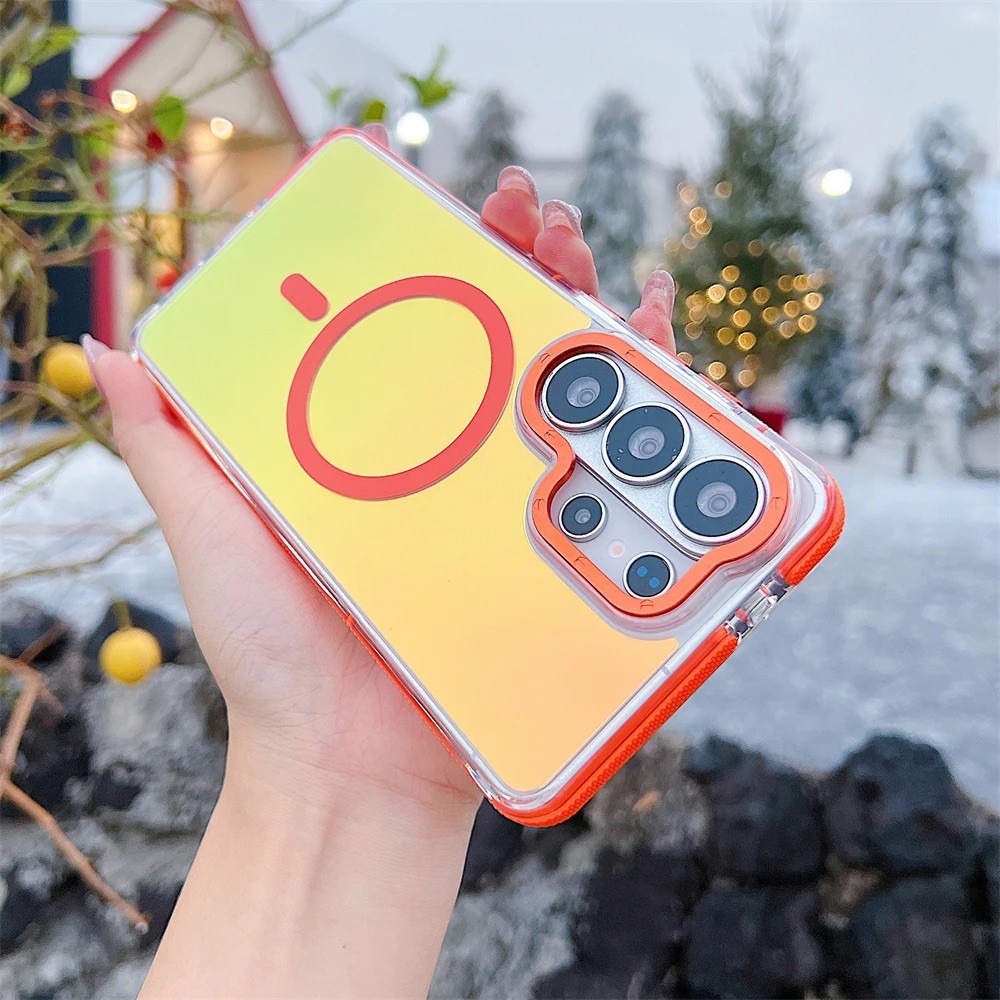 Dành Cho Samsung S26 S25 Plus S24 Ultra S25 FE A17 A37 A57 A16 A26 A36 A57 5G Ốp Lưng Từ Tính Nhiều 