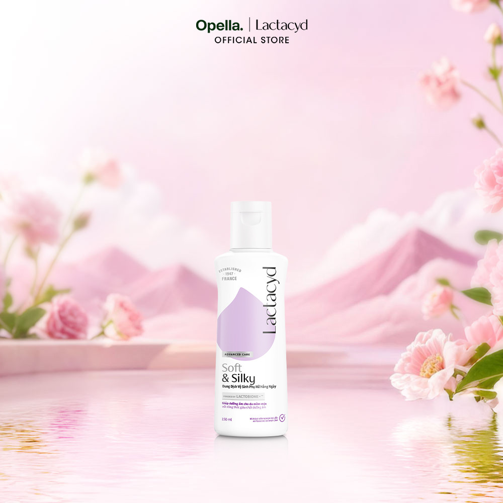 Dung Dịch Vệ Sinh Phụ nữ Lactacyd Soft & Silky Dưỡng Ẩm 150ml
